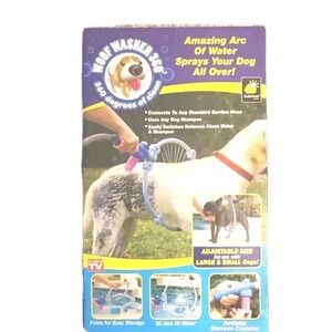 Dog Bath Woof Washer 360 Washing Station Adjustable Size‎ NIB